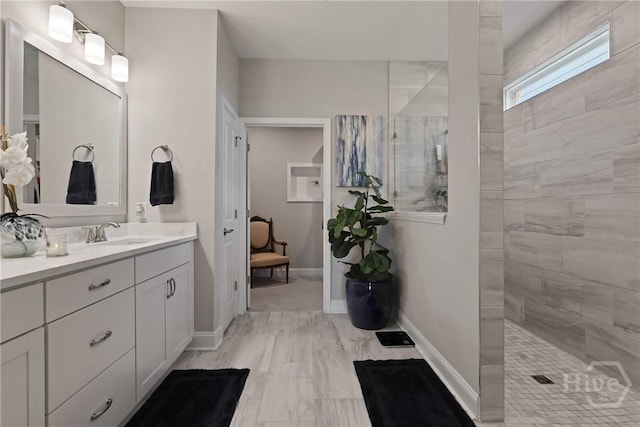 742 Longleaf Dr, Richmond Hill, GA 31324 - full bathroom with vanity and walk in shower