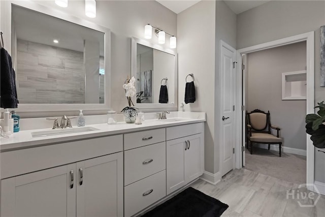 742 Longleaf Dr, Richmond Hill, GA 31324 - bathroom with double vanity and baseboards