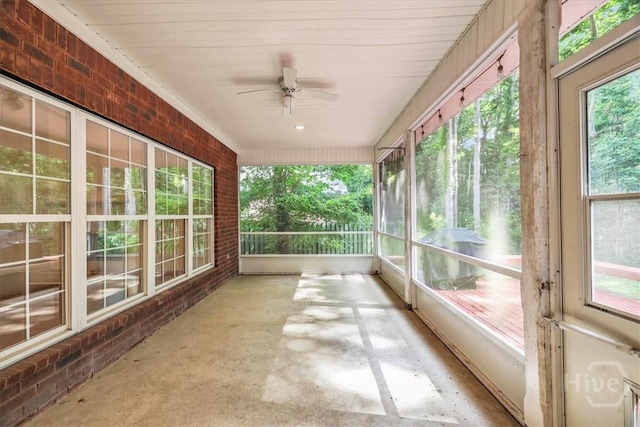 80 Windsong Dr, Richmond Hill, GA 31324 - unfurnished sunroom with ceiling fan