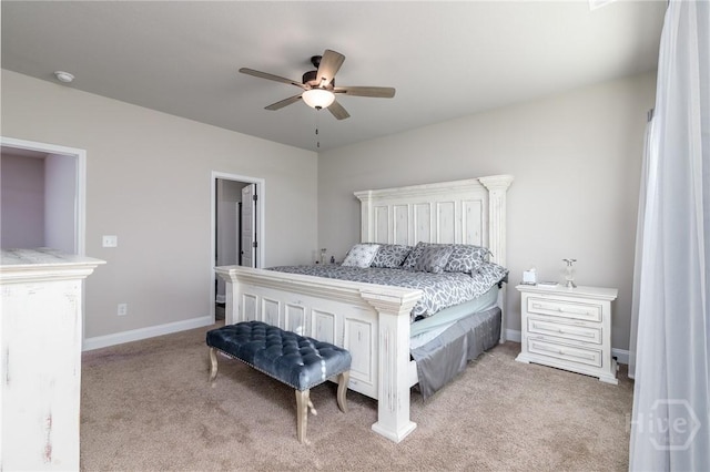333 Providence Trce, Statesboro, GA 30461 - bedroom featuring light carpet and a ceiling fan