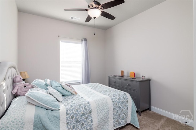 333 Providence Trce, Statesboro, GA 30461 - bedroom with carpet flooring and ceiling fan