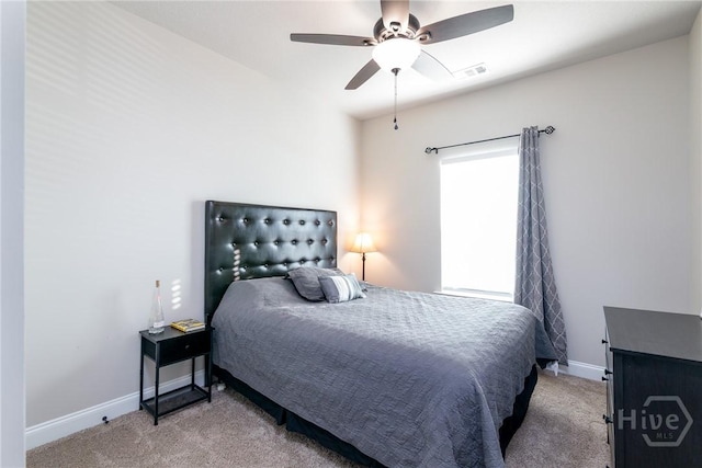 333 Providence Trce, Statesboro, GA 30461 - bedroom featuring light colored carpet and a ceiling fan