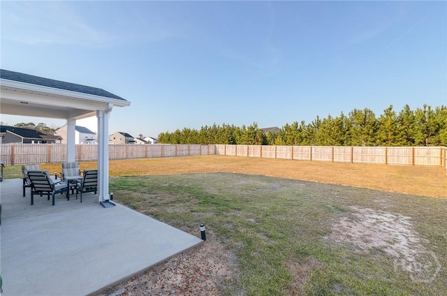 333 Providence Trce, Statesboro, GA 30461 - fenced backyard featuring a patio area