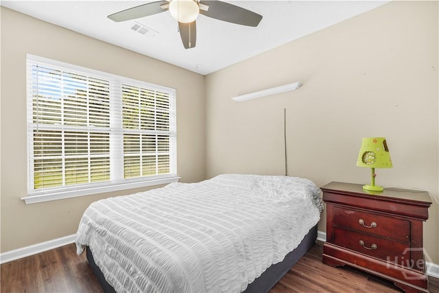 139 Crossover Ln, Savannah, GA 31410 - bedroom featuring wood finished floors and ceiling fan