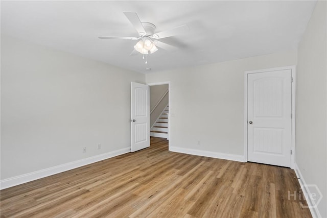 13 Abaco Ct, Savannah, GA 31419 - spare room featuring light wood finished floors and a ceiling fan