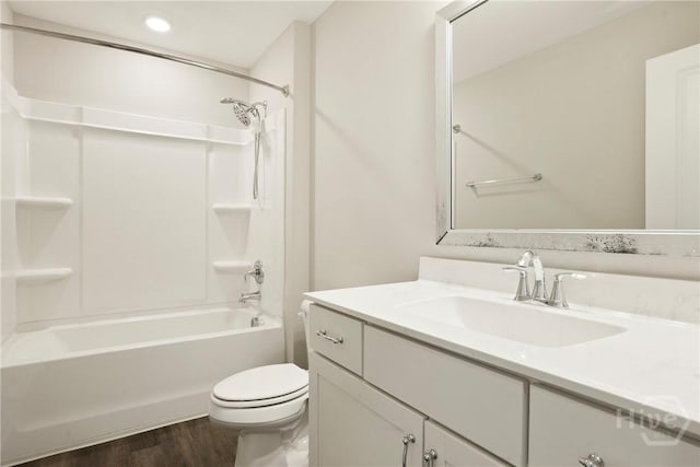 11 Shoefstall St, Savannah, GA 31407 - bathroom featuring vanity,  shower combination, and wood finished floors