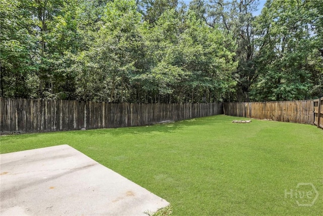 140 Kettle Creek Ln, Midway, GA 31320 - fenced backyard featuring a patio