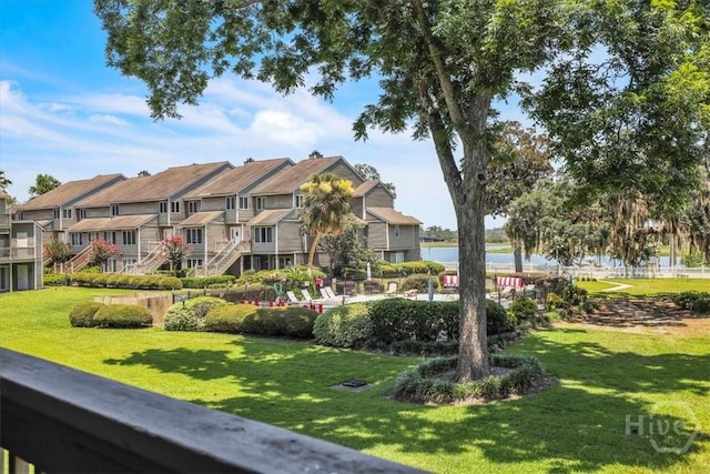3005 River Dr Unit 302, Savannah, GA 31404 - view of home's community featuring a water view and a lawn