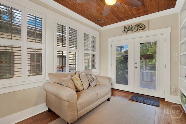 1507 E 49th St, Savannah, GA 31404 - sunroom / solarium with french doors