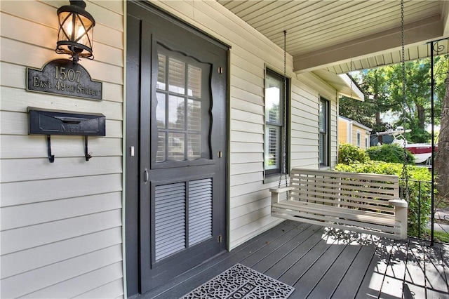 1507 E 49th St, Savannah, GA 31404 - entrance to property with covered porch