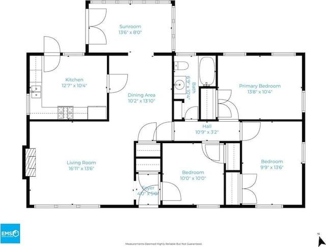 1424 E 53rd St, Savannah, GA 31404 - view of room layout