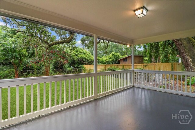 114 Paradise Dr, Savannah, GA 31406 - fenced backyard featuring view of wooded area