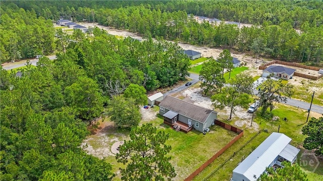 586 Church Cir, Jesup, GA 31545 - aerial view of a forest