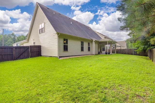 172 Green Paddock Cir, Guyton, GA 31312 - back of house featuring a fenced backyard