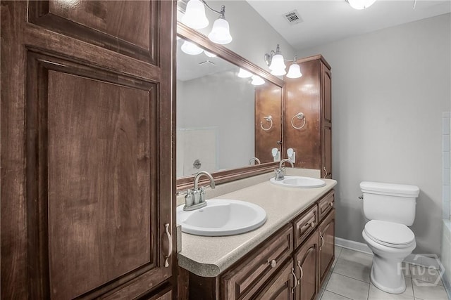 324 Elm St, Eden, GA 31307 - full bath featuring double vanity and tile patterned flooring