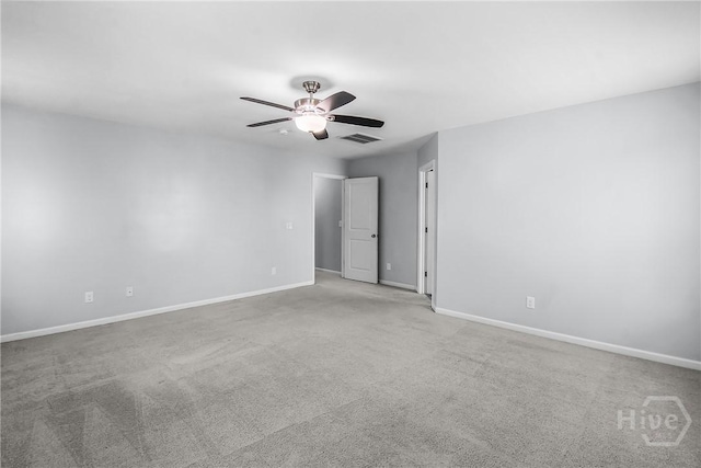 129 Winslow Cir, Savannah, GA 31407 - empty room with a ceiling fan and carpet