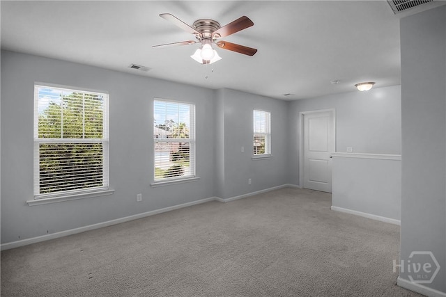 129 Winslow Cir, Savannah, GA 31407 - unfurnished room featuring a ceiling fan and carpet flooring