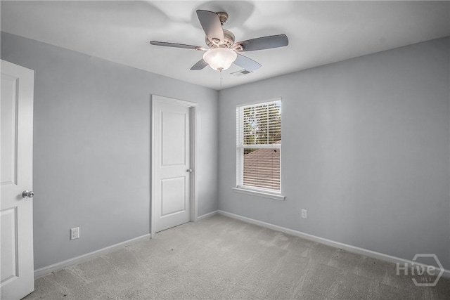 129 Winslow Cir, Savannah, GA 31407 - unfurnished bedroom with carpet and a ceiling fan