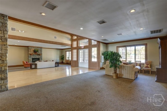129 Winslow Cir, Savannah, GA 31407 - community lobby with ornamental molding and recessed lighting