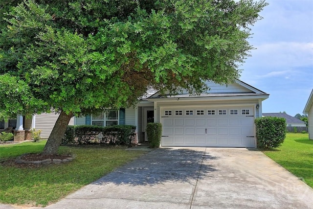 93 Lake Shore Blvd, Port Wentworth, GA 31407 - view of front of house with a garage, driveway, and a front yard