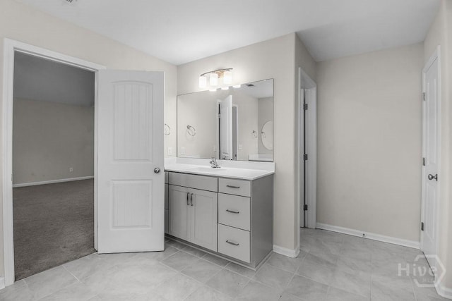 105 Telford St, Savannah, GA 31407 - bathroom with vanity and tile patterned flooring