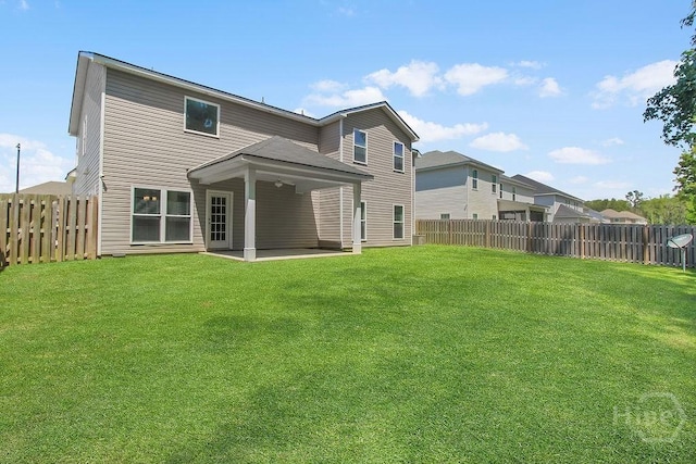 105 Telford St, Savannah, GA 31407 - back of house featuring a patio and a fenced backyard