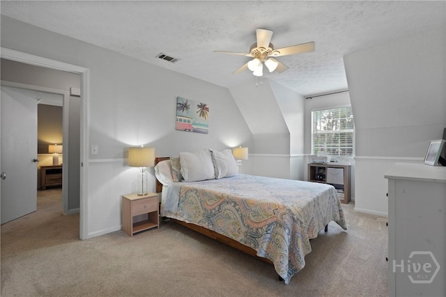 139 Marsh Edge Ln, Savannah, GA 31419 - carpeted bedroom with a textured ceiling and ceiling fan