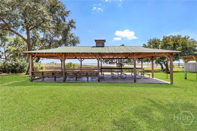 27 Heron View Ct, Richmond Hill, GA 31324 - view of home's community with a gazebo and a yard