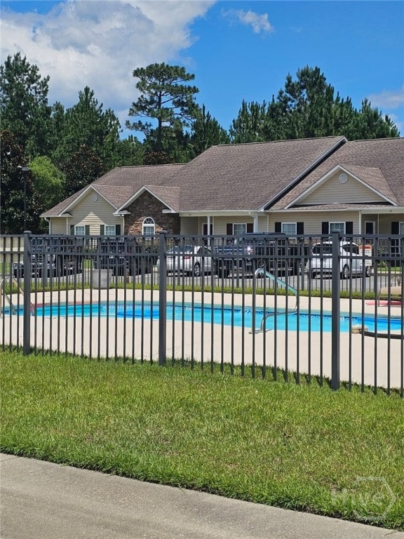 401 Barry Mccaffrey Blvd Unit E2, Hinesville, GA 31313 - view of pool featuring a water slide
