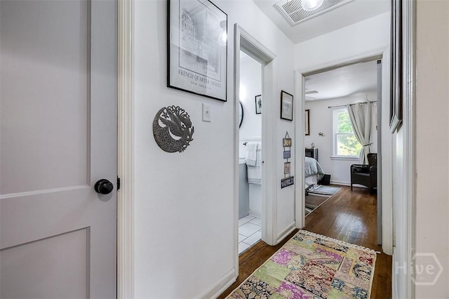 2338 Lorraine Dr, Savannah, GA 31404 - hallway with dark wood-type flooring