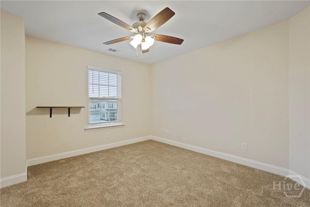 95 Simcoe Lake Dr, Richmond Hill, GA 31324 - unfurnished room featuring carpet and a ceiling fan