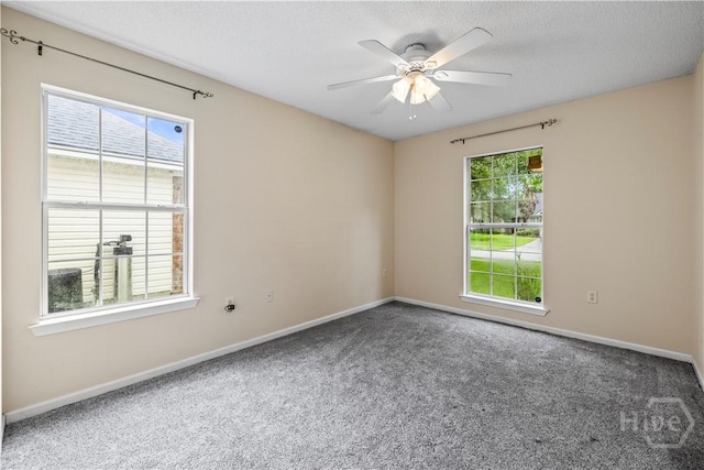 259 Laurel Hill Cir, Richmond Hill, GA 31324 - carpeted empty room with a ceiling fan and a textured ceiling