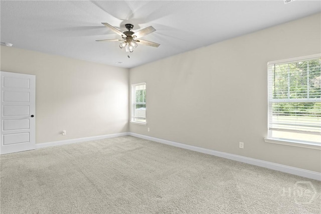 328 Providence Trce, Statesboro, GA 30461 - empty room with ceiling fan and light colored carpet