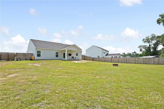 328 Providence Trce, Statesboro, GA 30461 - back of property with a patio and a fenced backyard