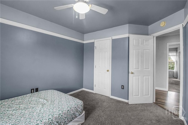 175 Salt Landing Cir, Savannah, GA 31405 - bedroom featuring carpet flooring and a ceiling fan