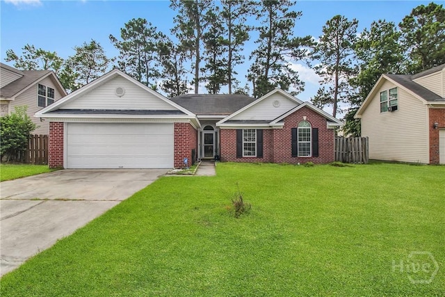 175 Salt Landing Cir, Savannah, GA 31405 - view of front of property with a garage, brick siding, and concrete driveway