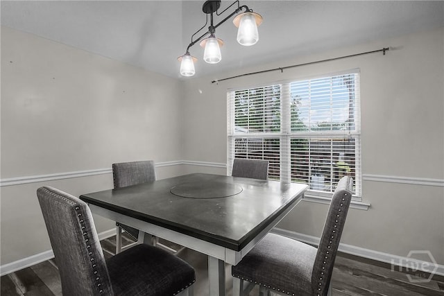 175 Salt Landing Cir, Savannah, GA 31405 - dining space with wood finished floors and baseboards