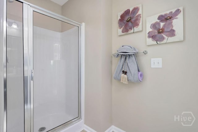 208 Chippingwood Cir, Pooler, GA 31322 - bathroom with a shower stall