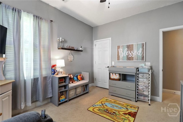204 Bristol Way, Richmond Hill, GA 31324 - bedroom featuring light colored carpet and ceiling fan