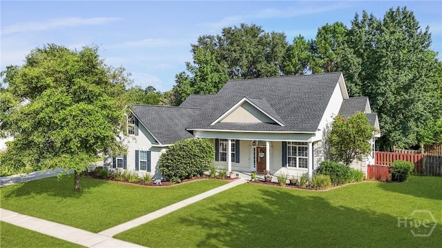 204 Bristol Way, Richmond Hill, GA 31324 - view of front of property with roof with shingles, covered porch, and stucco siding