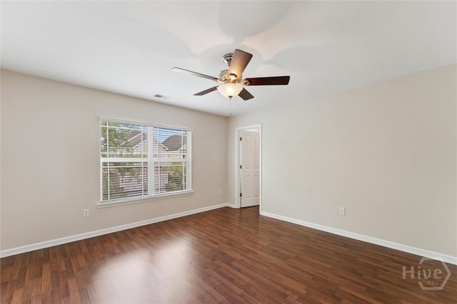 205 Summer Hill Ct, Richmond Hill, GA 31324 - unfurnished room featuring wood finished floors and a ceiling fan