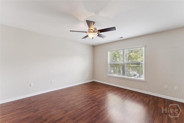 205 Summer Hill Ct, Richmond Hill, GA 31324 - spare room featuring wood finished floors and a ceiling fan