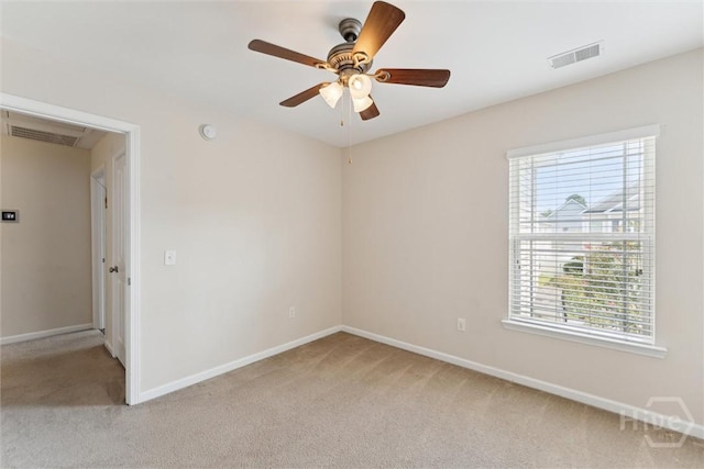 205 Summer Hill Ct, Richmond Hill, GA 31324 - spare room featuring light colored carpet and a ceiling fan