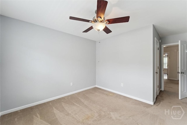 205 Summer Hill Ct, Richmond Hill, GA 31324 - unfurnished room featuring light carpet and ceiling fan