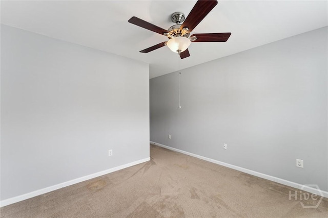 205 Summer Hill Ct, Richmond Hill, GA 31324 - carpeted spare room with baseboards and a ceiling fan