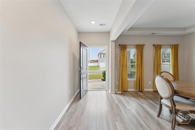 103 Williams Dr, Rincon, GA 31326 - dining space with light wood-style flooring and baseboards