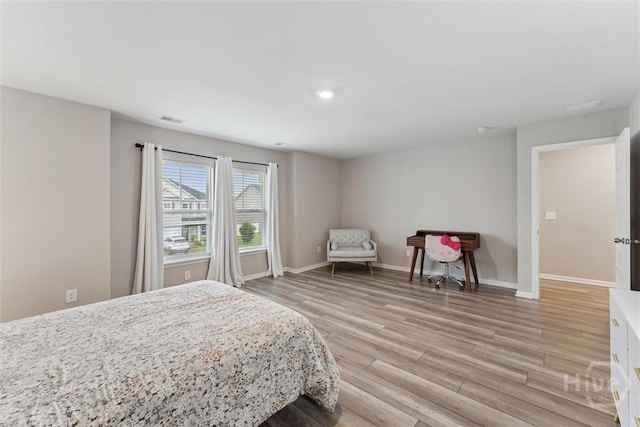 103 Williams Dr, Rincon, GA 31326 - bedroom with light wood-style floors and recessed lighting