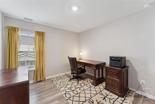 103 Williams Dr, Rincon, GA 31326 - home office featuring baseboards and light wood-type flooring