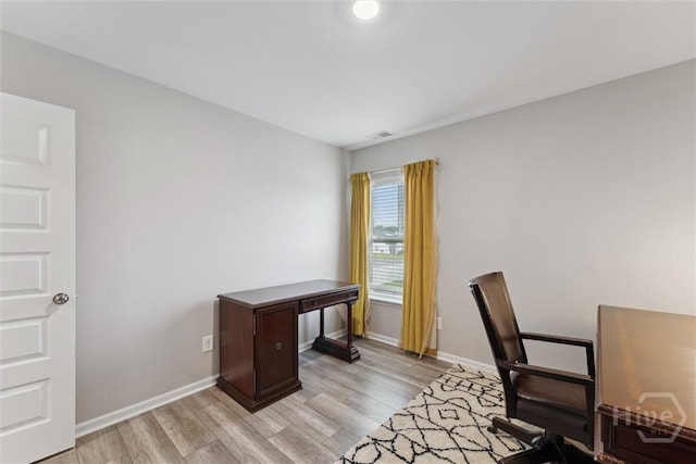 103 Williams Dr, Rincon, GA 31326 - home office with light wood-style floors and baseboards