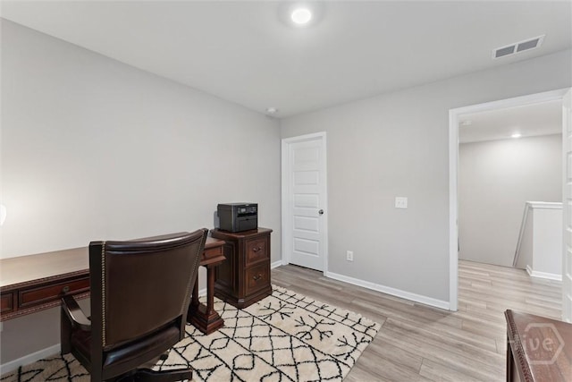 103 Williams Dr, Rincon, GA 31326 - office with light wood-type flooring and recessed lighting